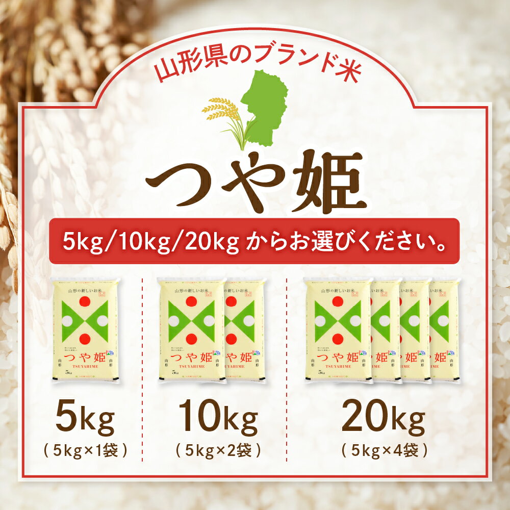 【ふるさと納税】【 令和7年産 】 米 特別栽培米 つや姫 ( 選べる 5kg 10kg 20kg ) 新米 発送時期が選べる 山形県産 【JAさがえ西村山】 先行予約 つやひめ 配送時期が選べる 2025年 令和7年 白米 精米 こめ ブランド米 ごはん ご飯 送料無料 お取り寄せ 山形県 河北町 サムネイル3
