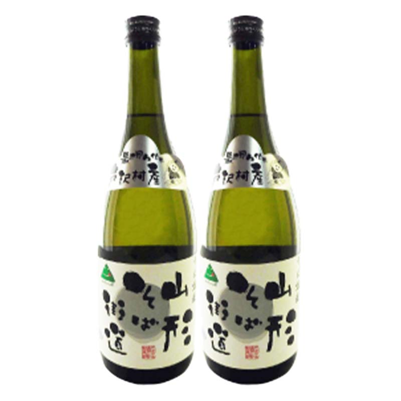 【ふるさと納税】 山形県 戸沢村産 戸沢村産 そば(最上早生)・米 100％使用！ そば焼酎『山形そば街道』 20度 720ml 2本セット 日本酒 焼酎 酒 さけ アルコール F7W-0034 サムネイル2