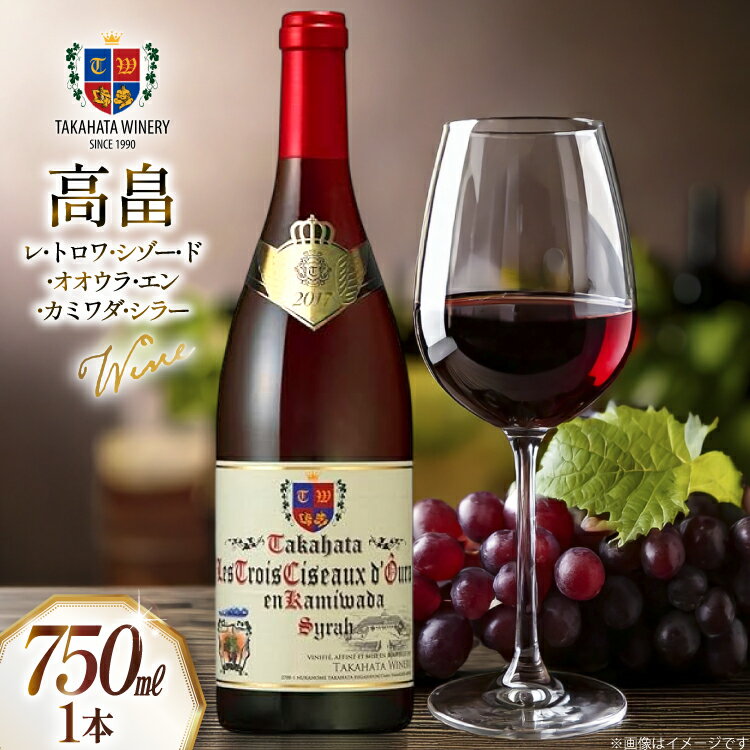ワイン 高畠レ・トロワ・シゾー・ド・オオウラ・エン・カミワダ・シラー 750ml 1本 [tk06ays730020 山形県 高畠町 高畠ワイナリー] 辛口 高畠ワイン 高畠ワイナリー 赤ワイン 酒