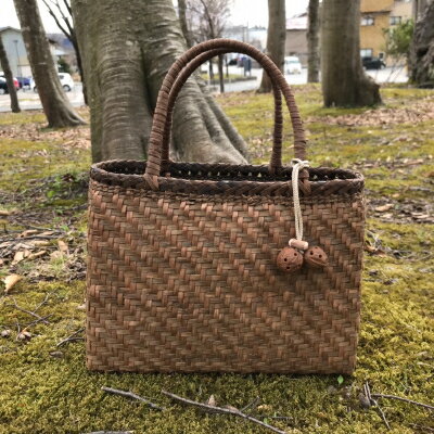 【ふるさと納税】山形県小国町　くるみつる細工かごバッグ(おまかせA)【1222932】 サムネイル3