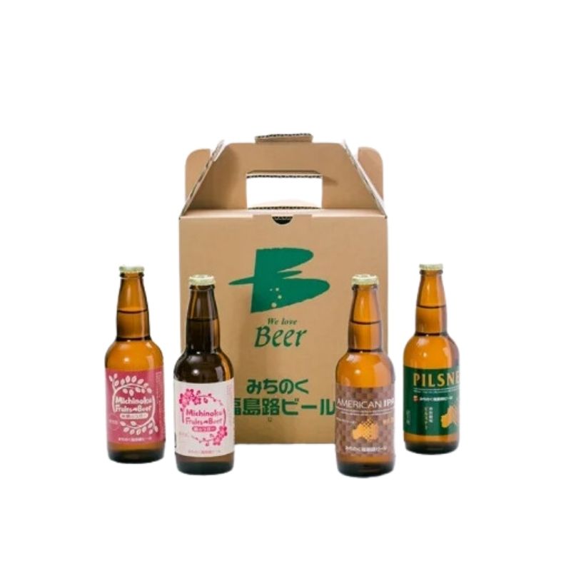 No.0089 みちのく福島路ビール 飲み比べ4本セット