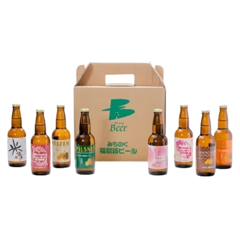 No.0091 みちのく福島路ビール 飲み比べ8本セット