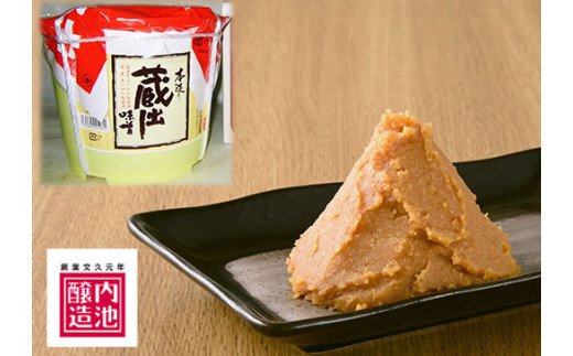 No.0107 蔵出し味噌　4kgタル詰