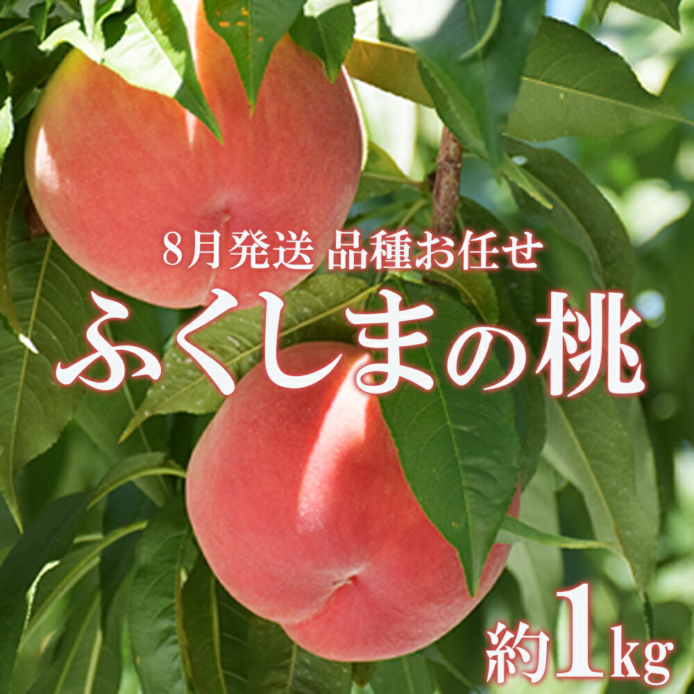 No.2436　8月発送の桃 品種お任せ　特秀品約1kg【2026年発送】