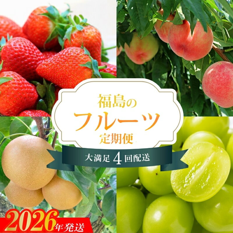 No.2825【2026年発送分】フルーツ4種定期便