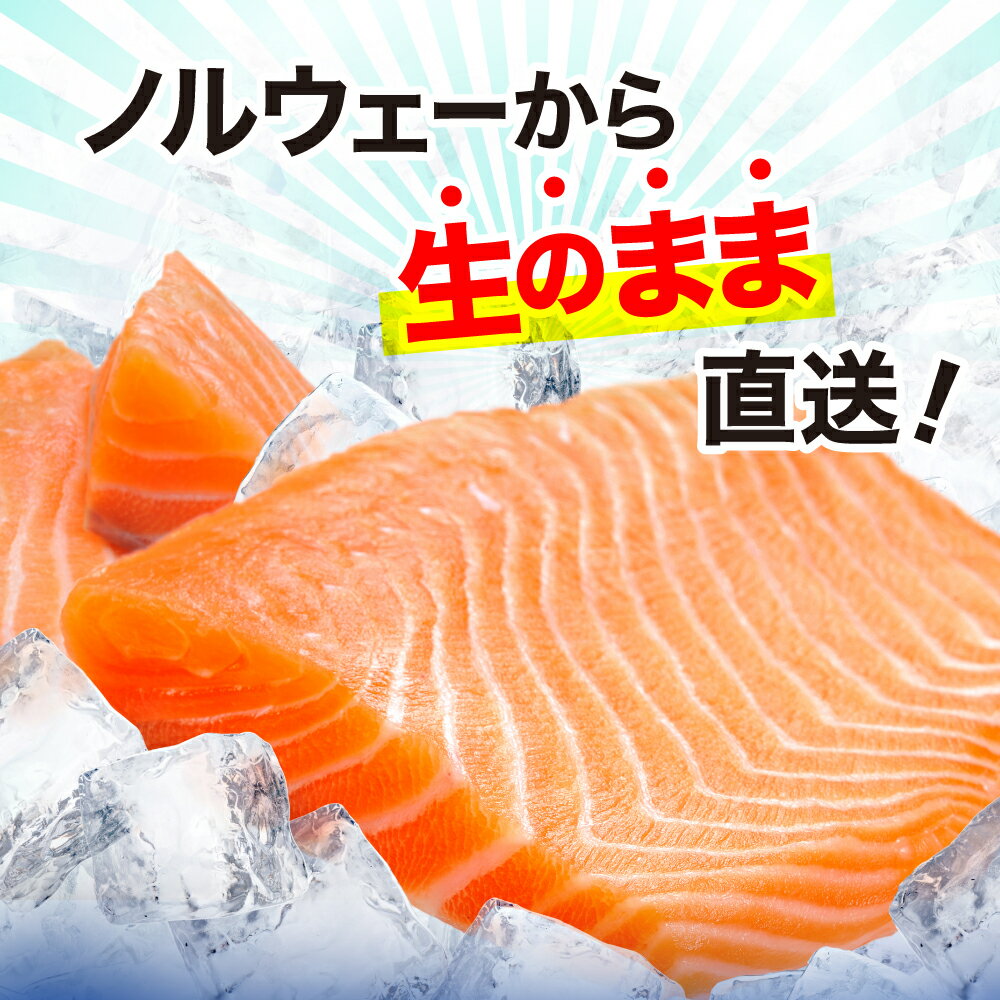【ふるさと納税】高評価★4.9 サーモン 刺身 小分け 選べる容量 200g〜 1kg 選べる配送月 切り身 アイスバーグサーモン アトランティックサーモン フィレ 個包装 真空 冷凍 さけ サケ 生食サーモン 鮭 海鮮 手巻き寿司 ノルウェー産 カルパッチョ 送料無料 年内発送 年内配送 サムネイル3