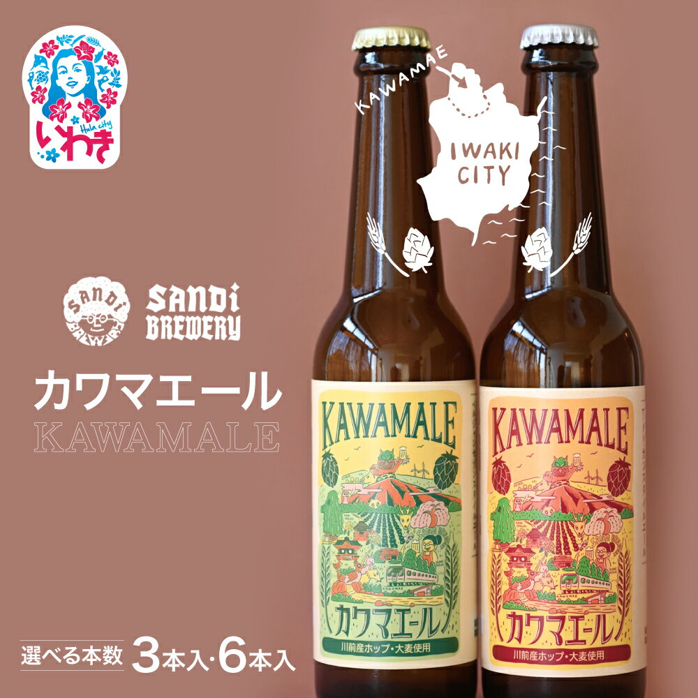 ≪先行予約≫カワマエール（KAWAMALE）｜ ビール クラフトビール いわき市 酒 お祝い 贈答 晩酌 ｜ SB001