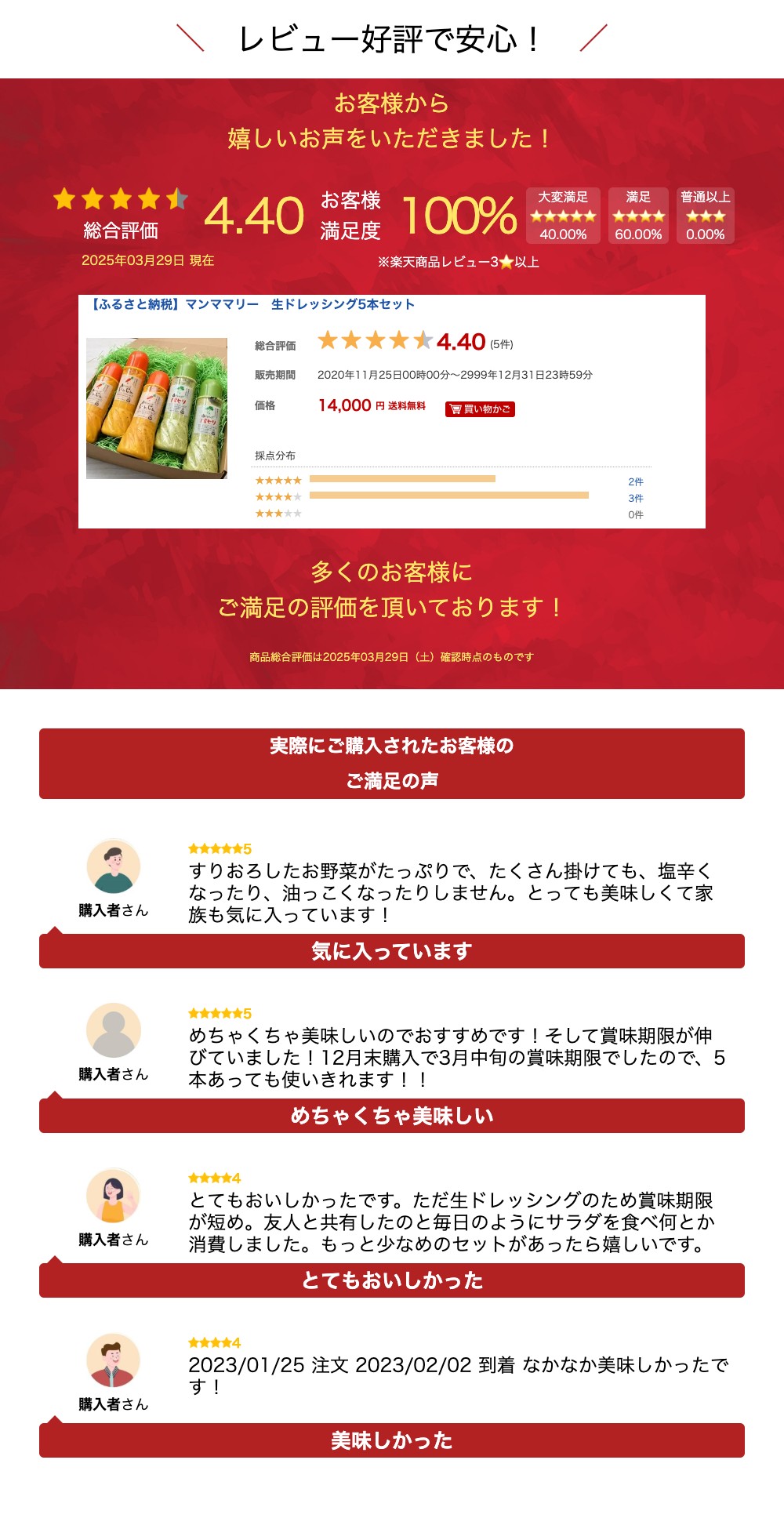 【ふるさと納税】マンママリー 自家製 生ドレッシング 5本 セット（にんじん ドレッシング 400ml×3本 / パセリ ドレッシング 400ml×2本）サラダ イタリアン 冷蔵 人気 本格 ギフト 贈答 プレゼント 家庭用 いわき市 サムネイル2