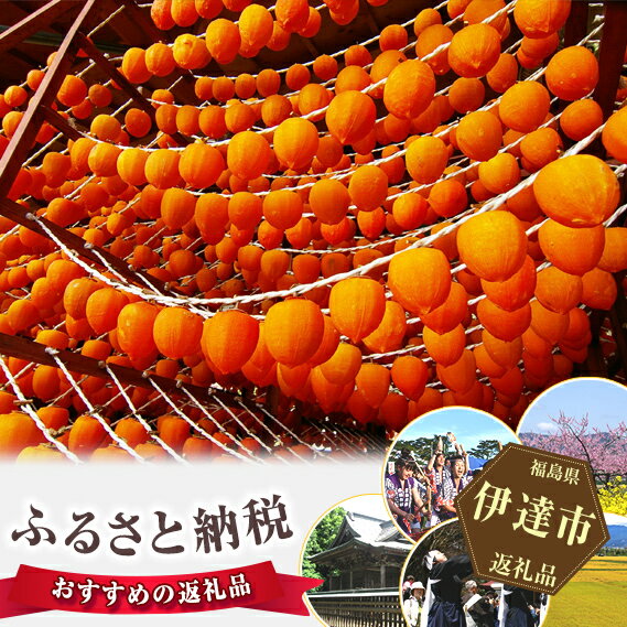 【ふるさと納税】伊達市発祥の特産品 あんぽ柿(蜂屋柿) 6個入 F20C-132 サムネイル2