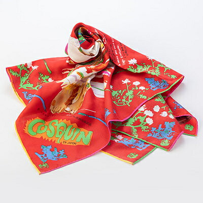 【ふるさと納税】コスキンスカーフ　Cosquin　en　Japonのマスコットキャラクター入りスカーフ【1277418】 サムネイル3