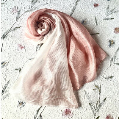 【ふるさと納税】川俣シルクストール〈ストライプ〉纏ふと、【1597526】 サムネイル2