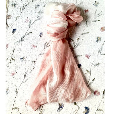 【ふるさと納税】川俣シルクストール〈ストライプ〉纏ふと、【1597526】 サムネイル3