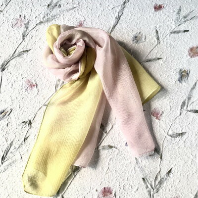 【ふるさと納税】川俣シルクストール楊柳　纏ふと、　茜と槐【1597528】 サムネイル2