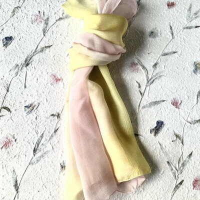 【ふるさと納税】川俣シルクストール楊柳　纏ふと、　茜と槐【1597528】 サムネイル3