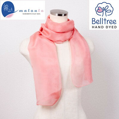 川俣シルクストール楊柳　纏ふと、　茜【1597529】