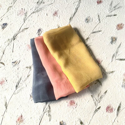 【ふるさと納税】川俣シルクストール楊柳　纏ふと、　黄檗【1597535】 サムネイル3