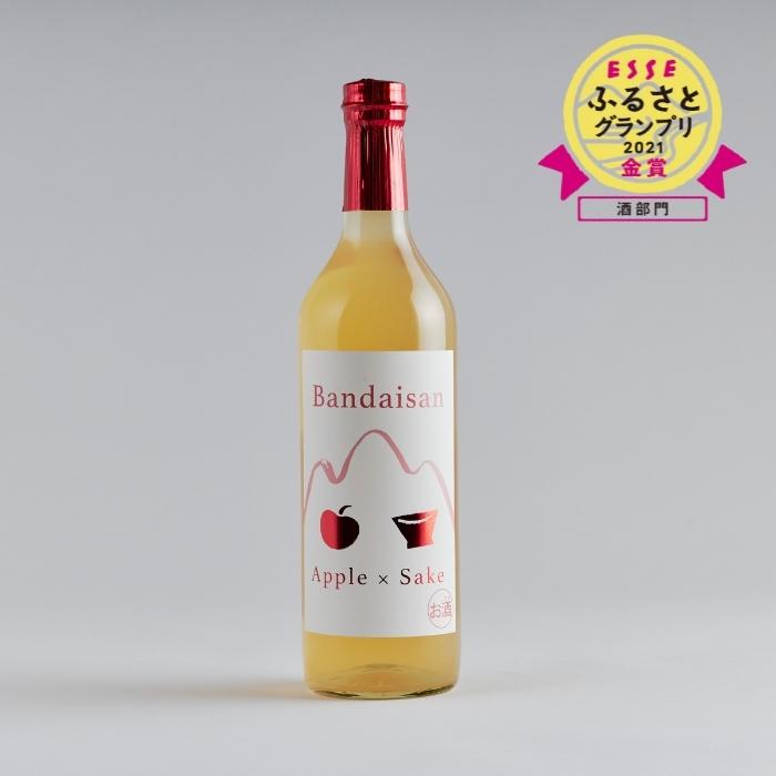 【女性人気No.1】りんごカクテル りんご酒 Bandaisan Apple x Sake 720mL フルーツ酒 磐梯山 リンゴ アルコール10度 磐梯酒造一番人気 送料無料◇
