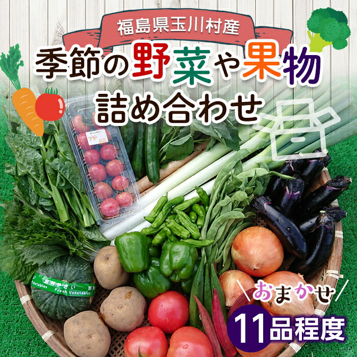 季節の産直売場の野菜と果物詰め合わせ（大） FT18-257