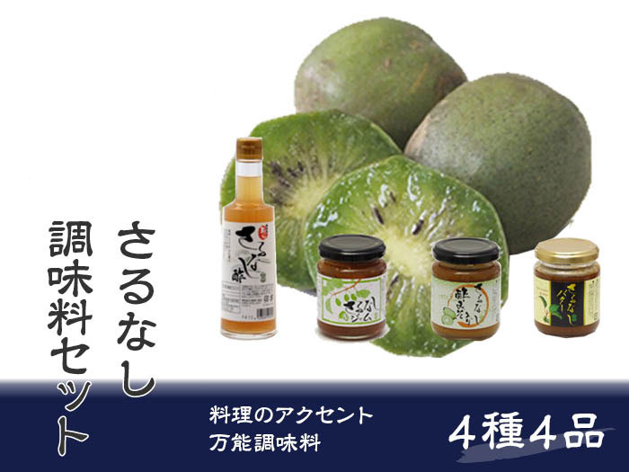 FT18-177 【道の駅たまかわ】 さるなし調味料セット