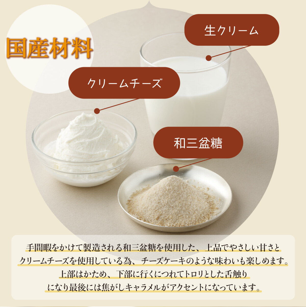 【ふるさと納税】cafe nanala オイシイプリン【4個セット or 8個セット】【詰め合わせ カップ クリームチーズ 生クリーム 和三盆糖 お菓子 スイーツ デザート おやつ】【07521-0070・71】 - 画像3