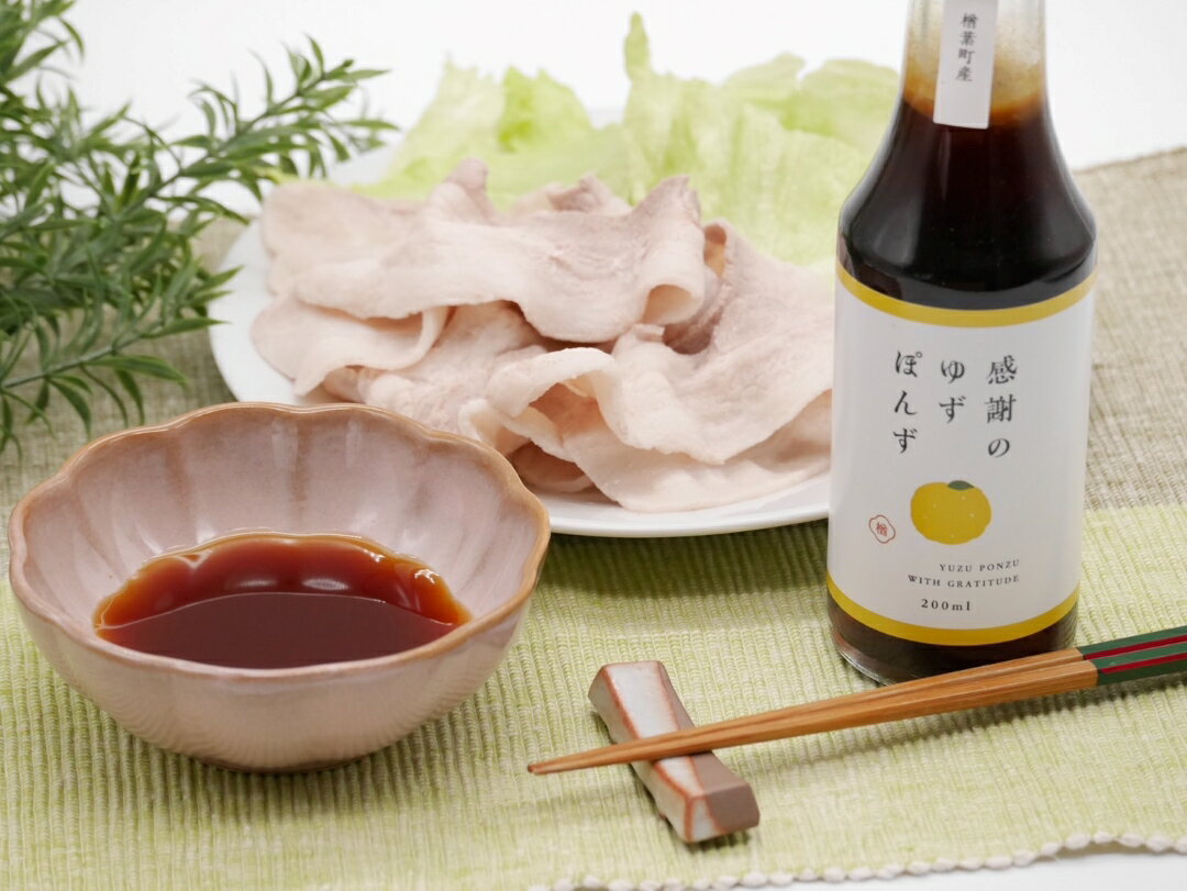 【ふるさと納税】感謝のゆずぽんず1本・感謝のゆずドレッシング2本セット（計3本）【ゆず 柚子 感謝 ポン酢 ドレッシング 楢葉 福島 セット 母の日 父の日 敬老の日 お盆 クリスマス 誕生日 新年 正月 年末年始 お祝い ギフト 贈り物 プレゼント】 サムネイル3