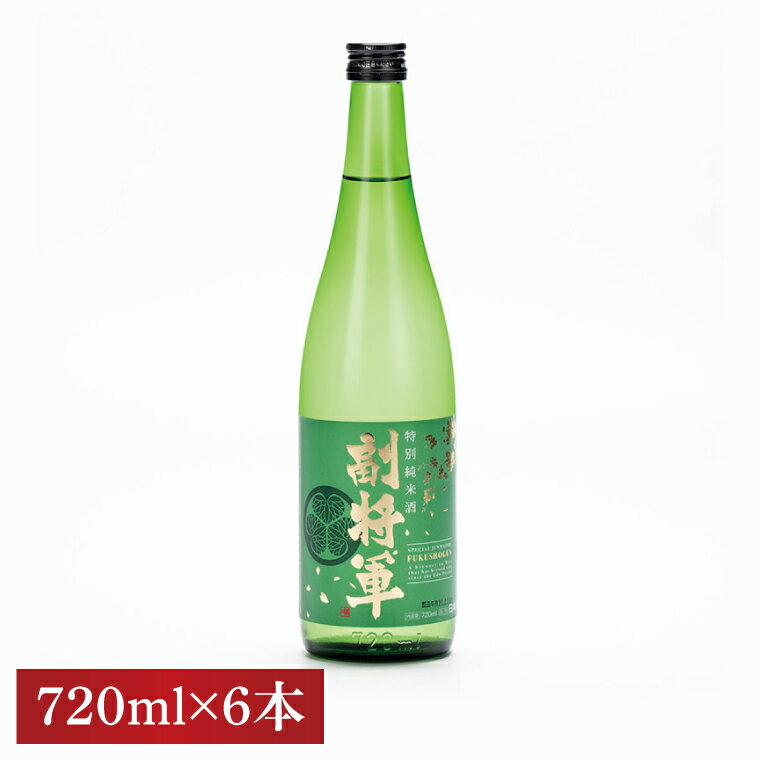 【ふるさと納税】『副将軍』特別純米酒 720ml×6本セット【日本酒 お酒 酒 水戸市 茨城県】（DW-136） サムネイル2