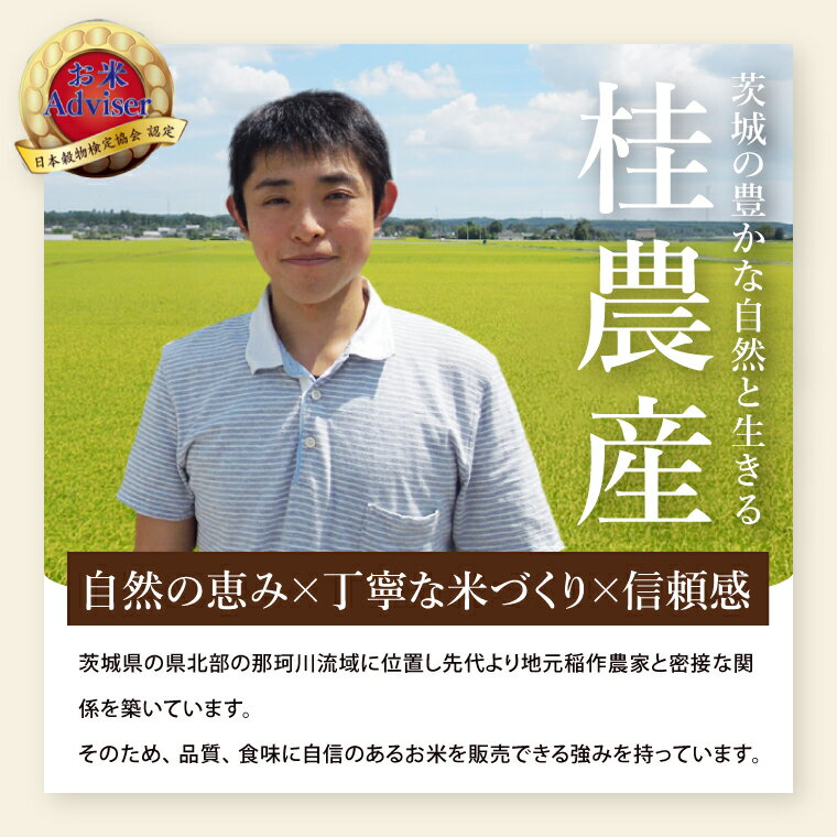 【ふるさと納税】【選べる内容量】【数量限定】【令和7年産】【令和8年産 新米】茨城県産にじのきらめき5kg.10kg.20kg（茨城県共通返礼品/城里町）【お米 ごはん おいしい 白米 茨城県産 水戸市】（IH-94） - 画像3