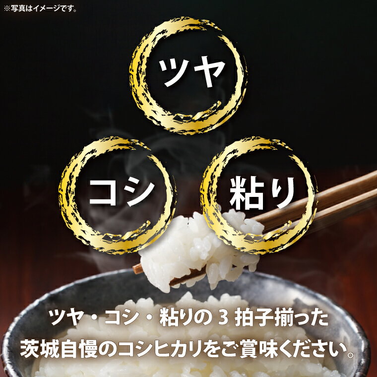 【ふるさと納税】令和7年産無洗米茨城コシヒカリ5kg×2【 無洗米 お米 こめ 米 こしひかり 茨城県 茨城県産 】（LL-6） - 画像3