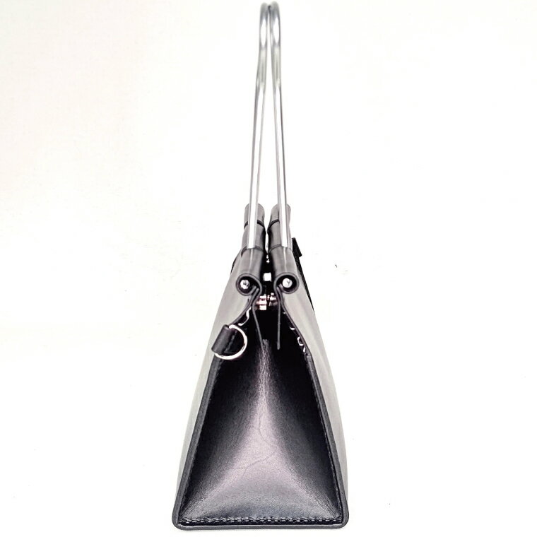 【ふるさと納税】クリップバッグ Wide【バッグ ダブルクリップ クリップ 本革 数量限定 手作り 革製品 小物 水戸市 茨城県】（AF-9） サムネイル3