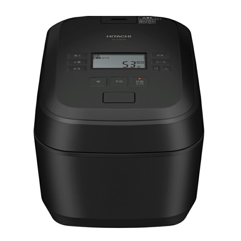 【ふるさと納税】【圧力&スチームIHタイプ　ふっくら御膳】炊飯器（5.5合）RZ-V100JM(K)【 HITACHI 日立 家電 茨城県 日立市 】 - 画像2