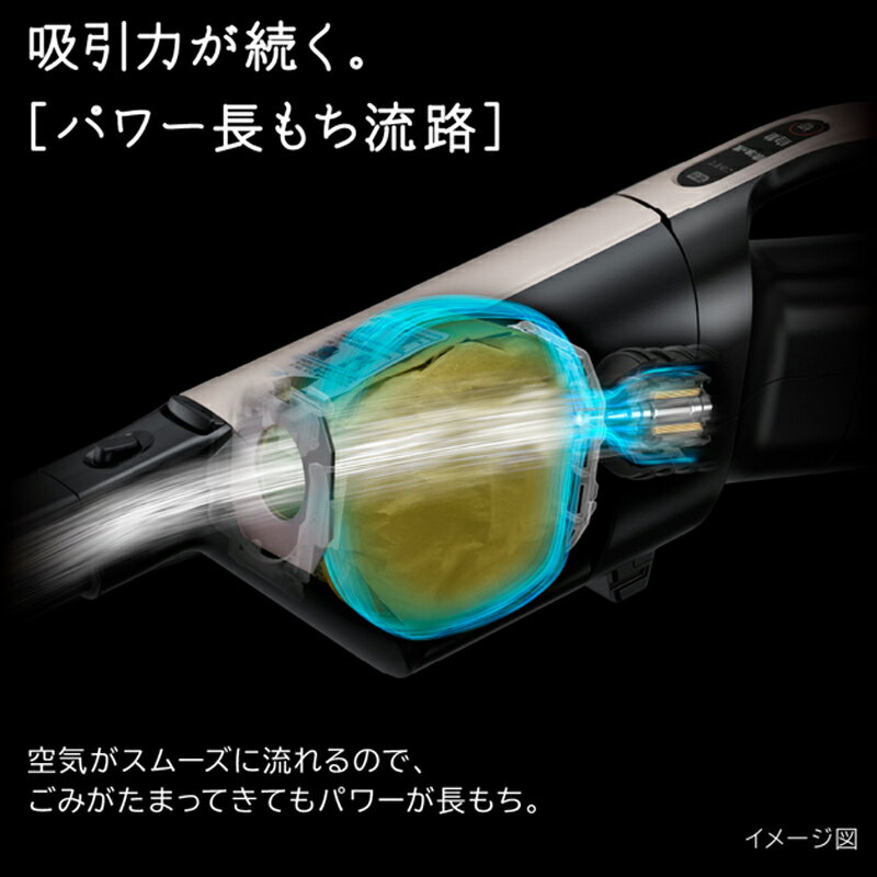 【ふるさと納税】【かるパックスティック】コードレス掃除機PKV-BK50P(C)【 コードレス 掃除機 HITACHI 日立 家電 茨城県 日立市 】 - 画像2