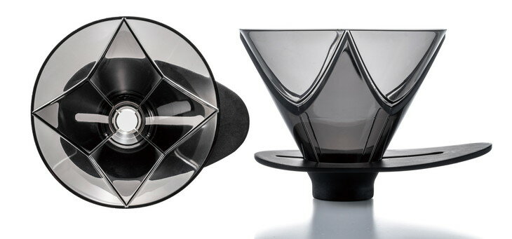 【ふるさと納税】HARIO コーヒーメーカー&ガラスカップセット「MUGEN Coffee Maker／耐熱カップ＆ソーサー・ワイド」[EMC-02-B][CSW-1T]｜ハリオ キッチン 日本製 おしゃれ かわいい V60 ドリッパー 器 耐熱 ガラス コーヒーメーカー 古河市 _BE64 サムネイル2