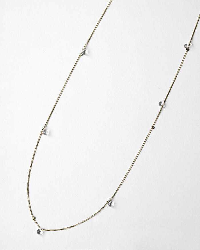 【ふるさと納税】HARIO ネックレス リトルティアーズGP［HAW-LT-N-GP］ ※離島への配送不可｜耐熱 ガラス アクセサリー ハリオ ランプワークファクトリー 職人 繊細 フォーマル カジュアル きれいめ おしゃれ 20代 30代 40代 ギフト 贈答 _FI93 サムネイル2