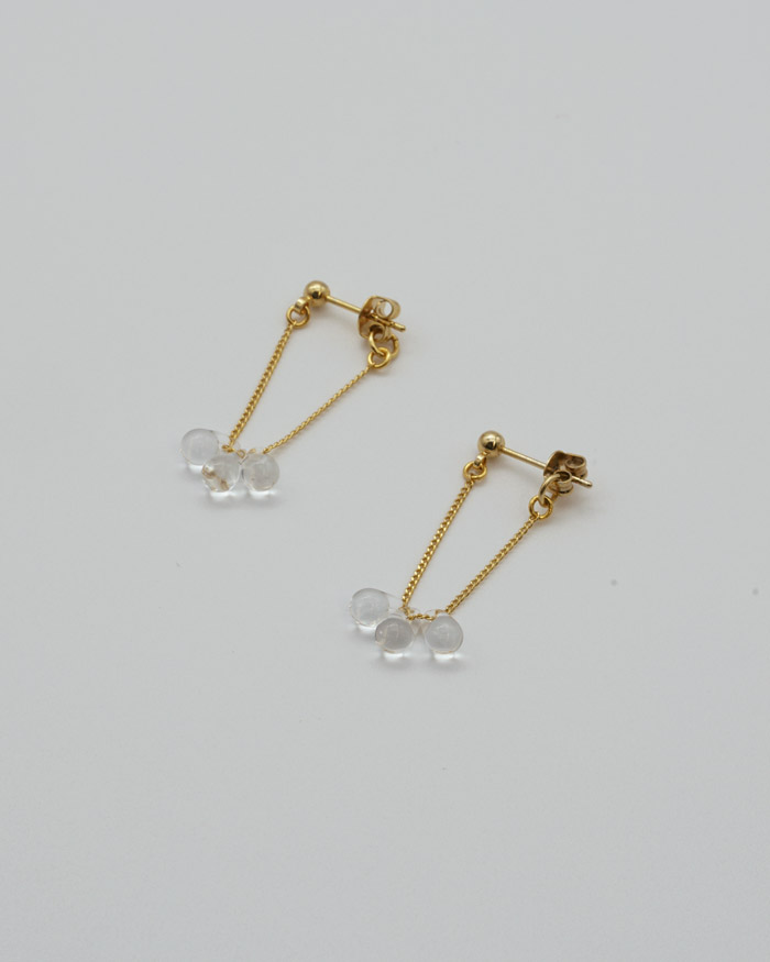 【ふるさと納税】HARIO ピアス リトルティアーズ［HAW-LT-P］ ※離島への配送不可｜耐熱 ガラス アクセサリー ハリオ ランプワークファクトリー 職人 繊細 フォーマル カジュアル きれいめ おしゃれ 20代 30代 40代 ギフト プレゼント お祝 _FI95 サムネイル3