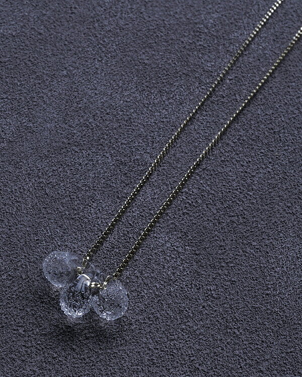 【ふるさと納税】HARIO ネックレス フローズンウォーター［HAW-FW-001N］｜耐熱 ガラス アクセサリー ハリオ ランプワークファクトリー 職人 繊細 フォーマル カジュアル きれいめ おしゃれ 20代 30代 40代 ギフト 贈答 プレゼント 記念日 _FI97 サムネイル2