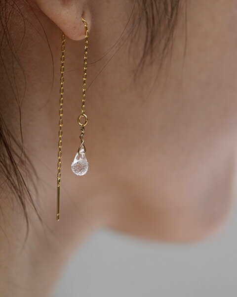 【ふるさと納税】HARIO ピアス フローズンウォーター［HAW-FW-002P］ ※離島への配送不可｜耐熱 ガラス アクセサリー ハリオ ランプワークファクトリー 職人 繊細 フォーマル カジュアル きれいめ おしゃれ 20代 30代 40代 ギフト プレゼント _FI98 サムネイル3