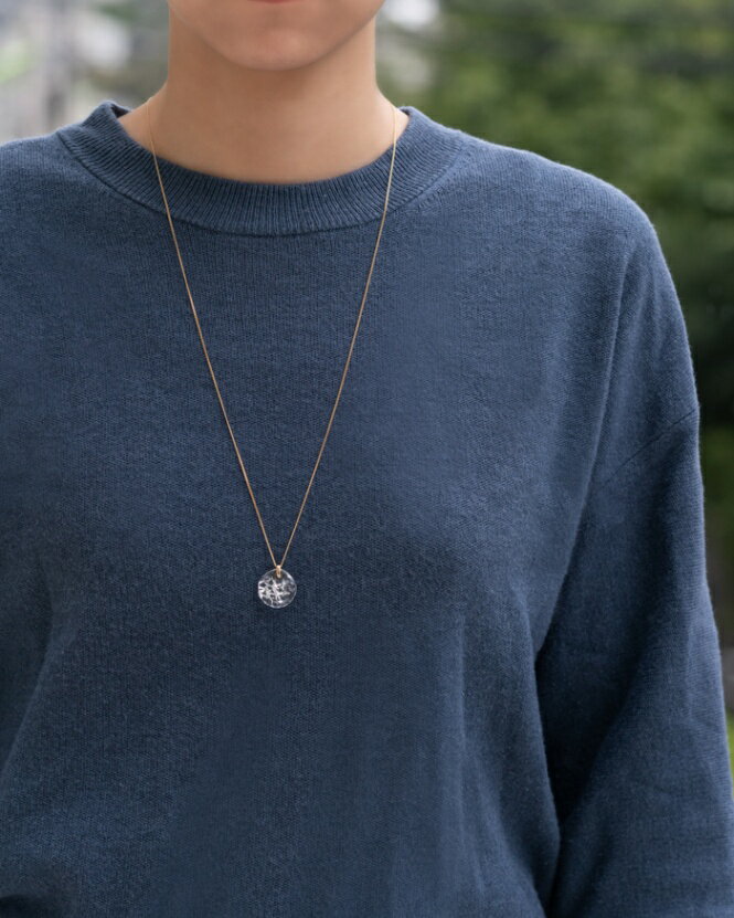 【ふるさと納税】HARIO ネックレス ルーチェ［HAA-RCE-N］ ※離島への配送不可｜耐熱 ガラス アクセサリー ハリオ ランプワークファクトリー 職人 繊細 フォーマル カジュアル きれいめ おしゃれ 20代 30代 40代 ギフト 贈答 プレゼント 景品 _FM10 サムネイル3