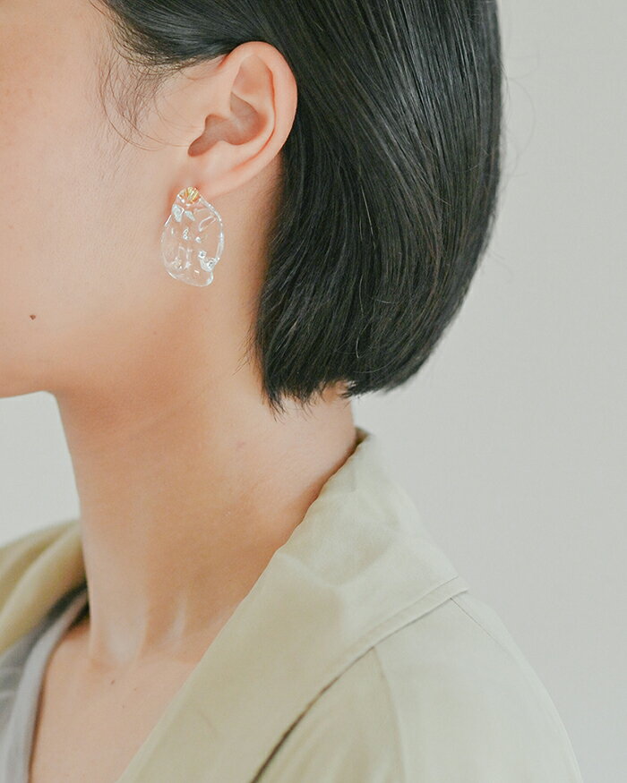 【ふるさと納税】HARIO ピアス シーニック［HAA-SI-P］｜耐熱 ガラス アクセサリー ハリオ ランプワークファクトリー 職人 繊細 フォーマル カジュアル きれいめ おしゃれ 20代 30代 40代 ギフト プレゼント お祝 記念日 ご褒美 贈答 贈り物 _FM79 サムネイル3