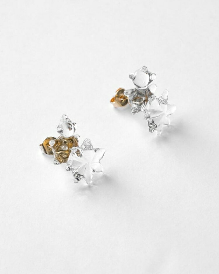 【ふるさと納税】HARIO ピアス ホシアカリ HAA-HO-P｜耐熱 ガラス アクセサリー ハリオ 職人 繊細 フォーマル カジュアル きれいめ おしゃれ 20代 30代 40代 贈答 プレゼント ギフト 贈り物 お祝 ご褒美 記念品 _FM97 ※離島への配送不可 サムネイル3