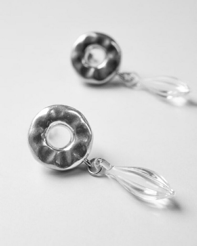 【ふるさと納税】HARIO ピアス アメ HANS-AM-P-TI｜耐熱 ガラス アクセサリー ハリオ 職人 繊細 フォーマル カジュアル きれいめ おしゃれ 20代 30代 40代 贈答 プレゼント ギフト 贈り物 お祝 ご褒美 記念品 _FU22 ※離島への配送不可 サムネイル2