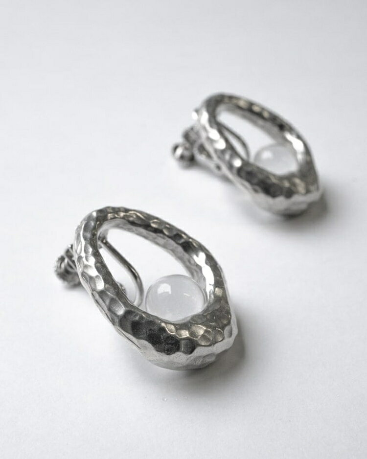 【ふるさと納税】HARIO イヤリング エン HANS-EN-E-NF｜耐熱 ガラス アクセサリー ハリオ 職人 繊細 フォーマル カジュアル きれいめ おしゃれ 20代 30代 40代 贈答 プレゼント ギフト 贈り物 お祝 ご褒美 記念品 _FU29 ※離島への配送不可 サムネイル2