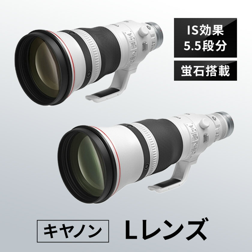 【ふるさと納税】キヤノン 〈Lレンズ〉〈蛍石搭載〉　選べる RF400mm F2.8L IS USM または RF600mm F4L IS USM 《180日以内に出荷予定(土日祝除く)》 Canon 茨城県 結城市 カメラレンズ レンズ 蛍石レンズ 超望遠レンズ 高解像 高コントラスト 家電 サムネイル2
