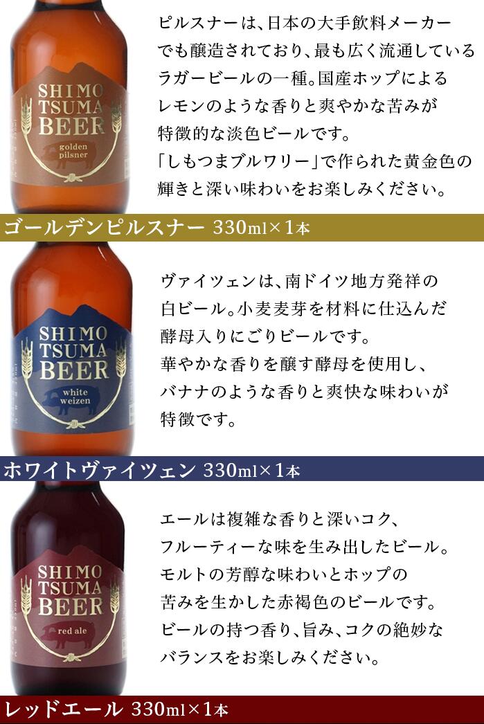 【ふるさと納税】ビール 定期便 14-9【3ヵ月連続お届け】しもつまクラフトビール12本セット サムネイル2