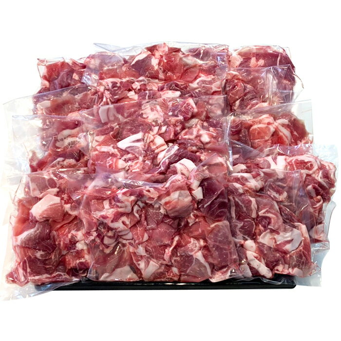 【ふるさと納税】肉 豚肉 国産 こま切れ 6kg 小分け 500g×12パック 冷凍 真空 切り落とし 小間 コマ お楽しみ セット 便利 豚小間 豚コマ 豚こま 57-2国産豚肉こま切れドドーンと6kg（500g×12パック/小分け真空包装）【下妻工場直送】 サムネイル2