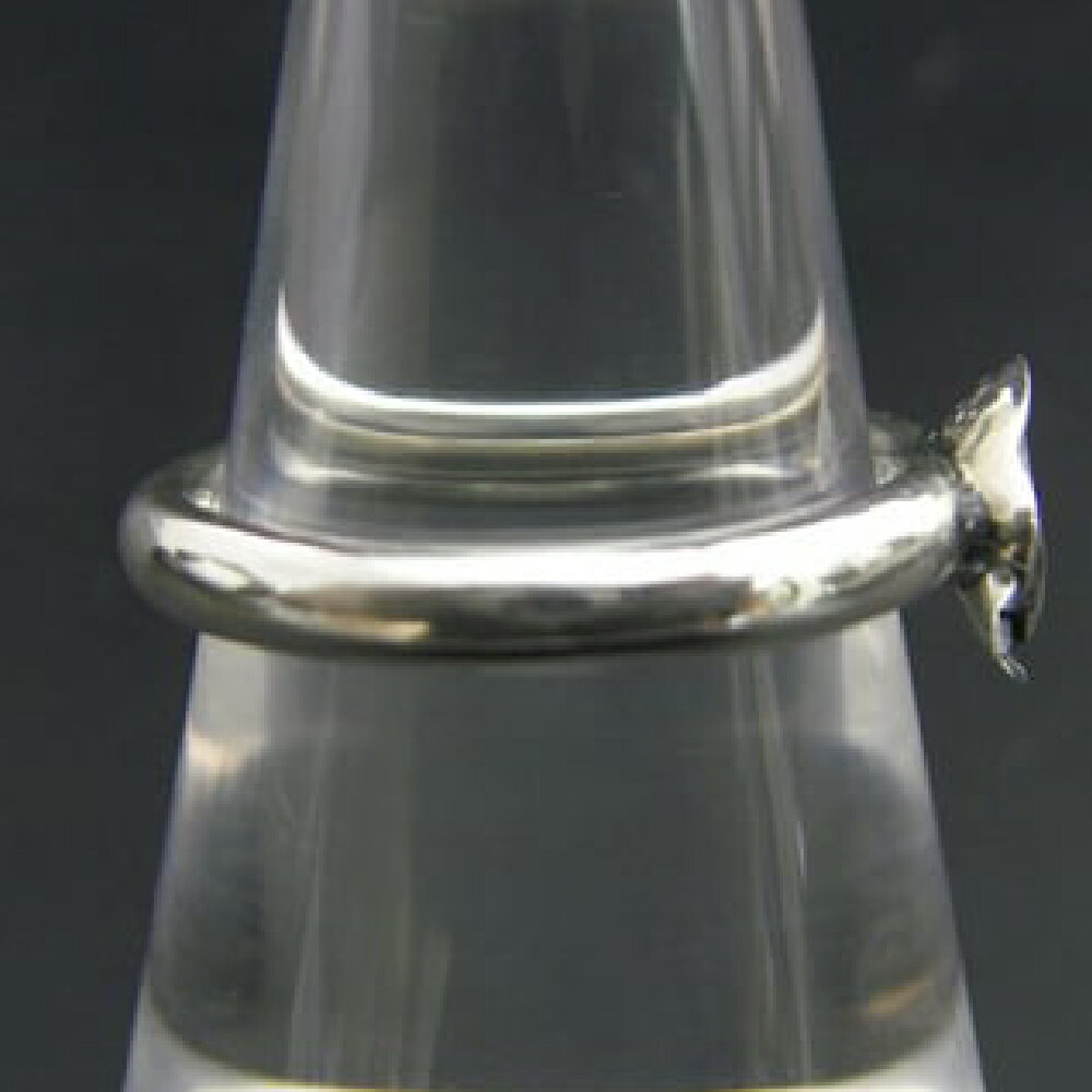 【ふるさと納税】flower ring フラワー リング ｜ 指輪 シルバー アクセサリー 花 モチーフ 925 ハンドメイド 選べる サイズ ジュエリー アクセ ファッション 人気 シンプル ギフト プレゼント 年末年始 お中元 お歳暮 内祝い 快気祝い 茨城県 常総市 サムネイル2