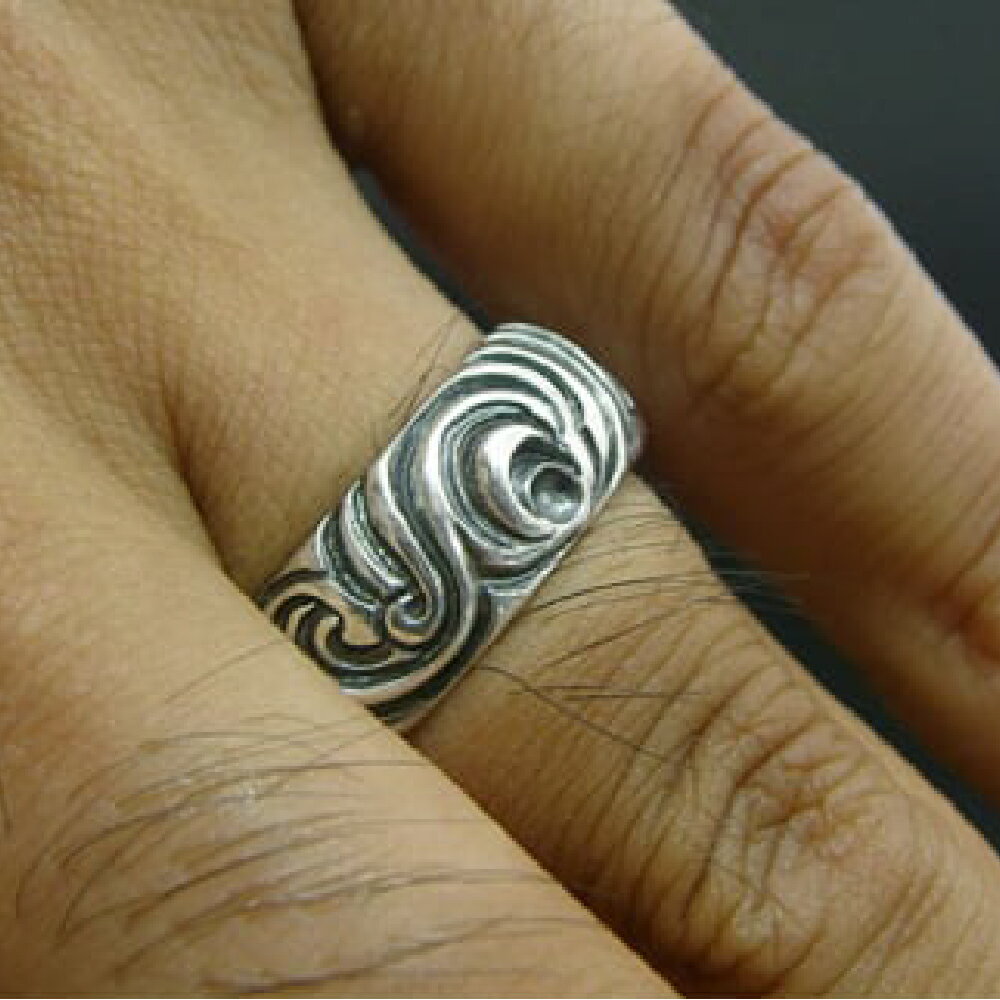 【ふるさと納税】swirl ring スワール リング｜ 指輪 シルバー アクセサリー 渦 砂漠 砂 モチーフ 925 ハンドメイド 選べる サイズ ジュエリー アクセ ファッション 人気 シンプル ギフト プレゼント 年末年始 お中元 お歳暮 内祝い 快気祝い サムネイル2