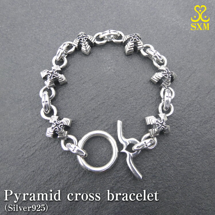 Pyramid cross bracelet 年末年始 お中元 お歳暮 内祝い 快気祝い