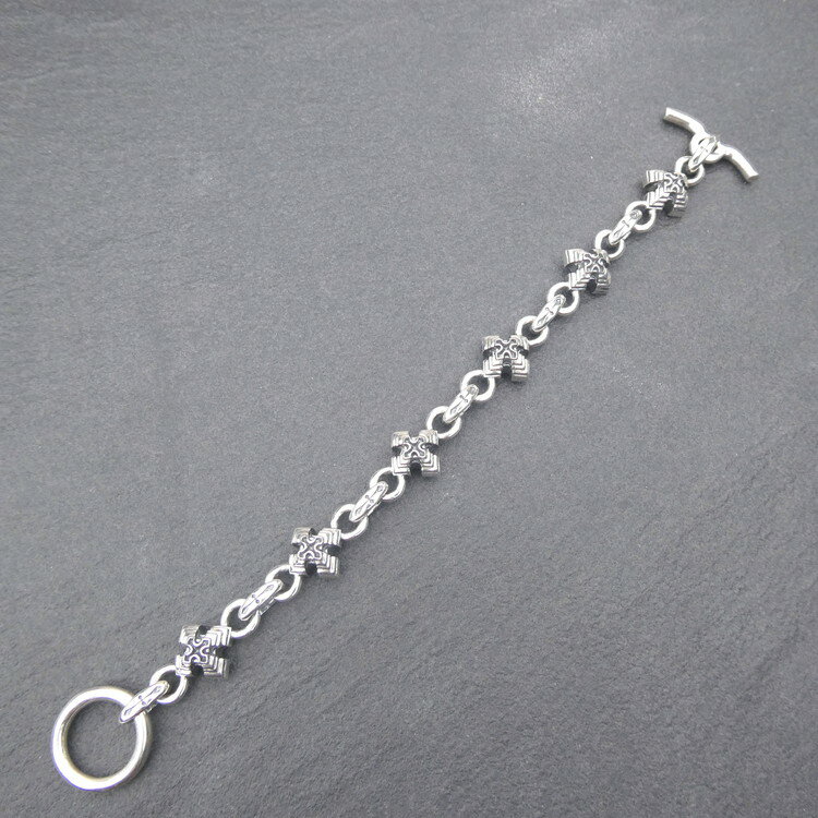 【ふるさと納税】Pyramid cross bracelet 年末年始 お中元 お歳暮 内祝い 快気祝い サムネイル2