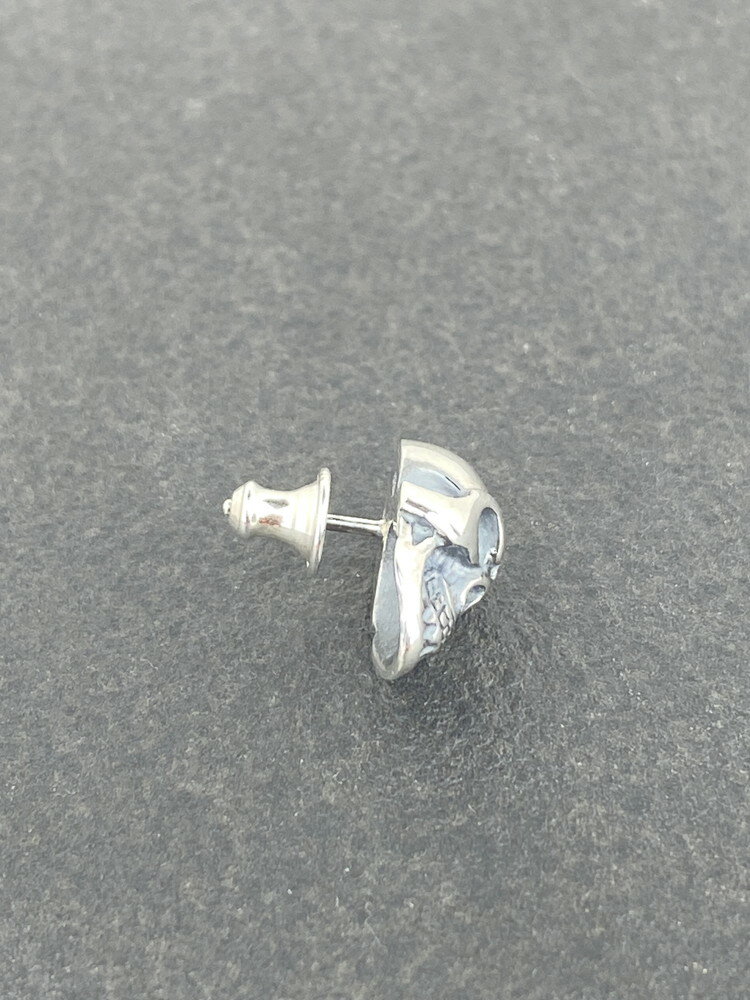 【ふるさと納税】medium standard skull pierce スカル ピアス ｜ シルバー アクセサリー 髑髏 モチーフ 925 ハンドメイド ジュエリー アクセ ファッション 人気 シンプル ギフト プレゼント 年末年始 お中元 お歳暮 内祝い 快気祝い サムネイル3