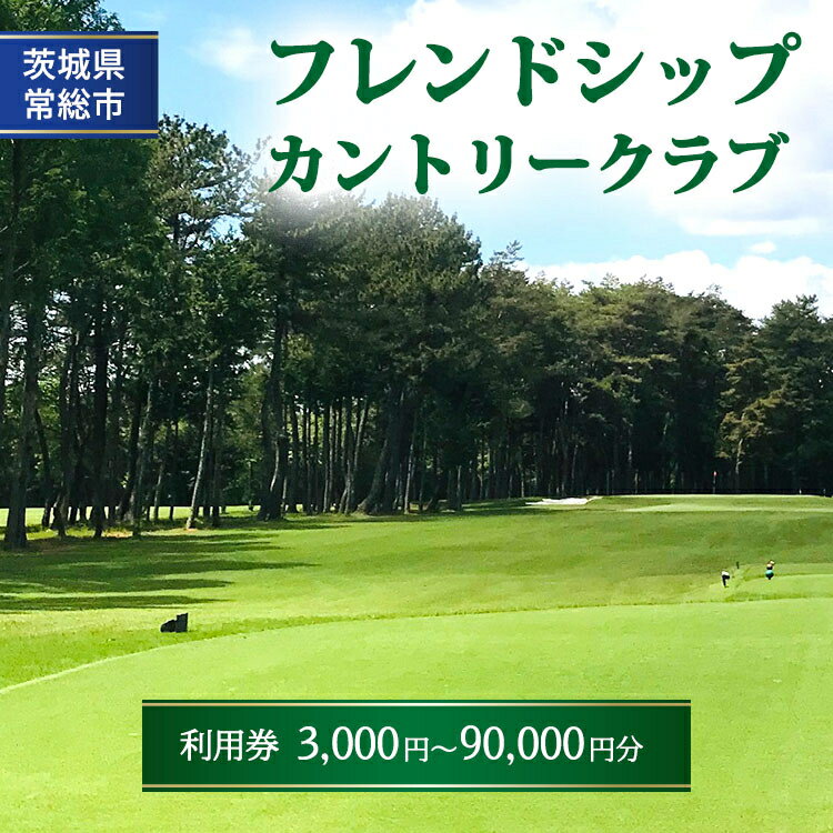 【選べる利用券】フレンドシップカントリークラブ利用券 ｜ゴルフ ゴルフ場 ゴルフプレー券 ゴルフ施設 体験 茨城県 レジャー アウトドア ※離島への配送不可